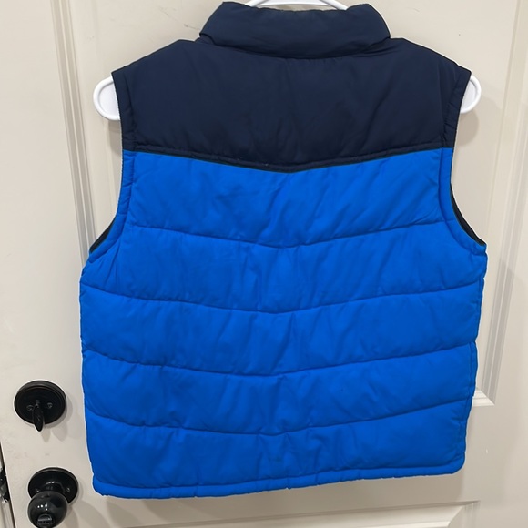Gymboree blue and Navy puffer Vest zip up - Picture 5 of 6